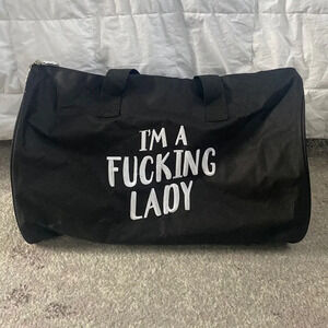 ALF Linda Finegold I'm a F**** Lady Duffle Bag Weekender